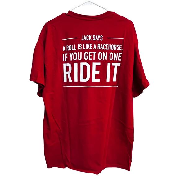 Cleveland Jack Thistledown Red KY Derby 2016 A Roll Is Like A Racehorse Shirt - Picture 5 of 7